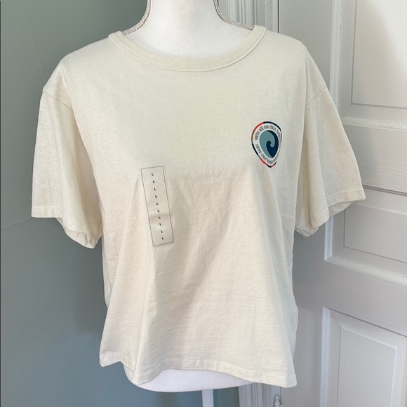 NWT Patagonia Responsibili-Tee Cream Graphic T-Shirt Size Large - Picture 2 of 6